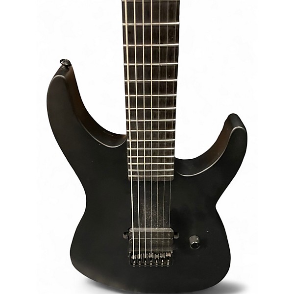 Used ESP LTD M-HT BLACK METAL Satin Black Solid Body Electric Guitar
