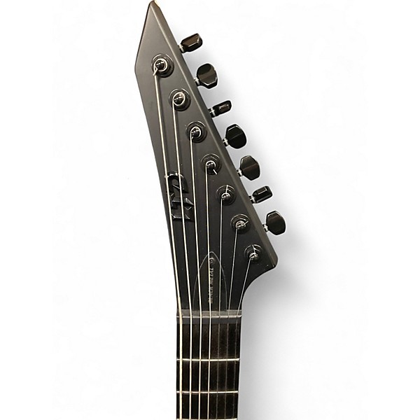 Used ESP LTD M-HT BLACK METAL Satin Black Solid Body Electric Guitar