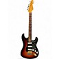 Used Fender SRV Signature Stratocaster 3 Tone Sunburst Solid Body Electric Guitar thumbnail