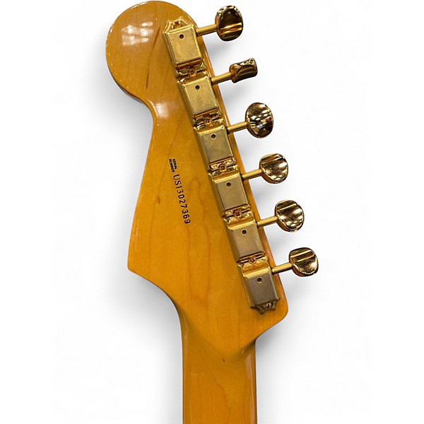 Used Fender SRV Signature Stratocaster 3 Tone Sunburst Solid Body Electric Guitar