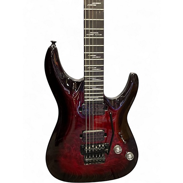 Used Schecter Guitar Research Omen Elite 6 Red Solid Body Electric Guitar