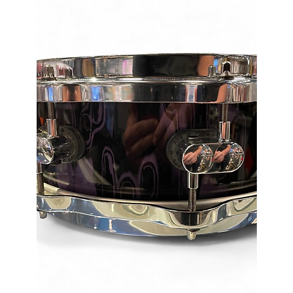 Used SONOR 14X4 SQ2 MAPLE MEDIUM Violet Tribal Drum