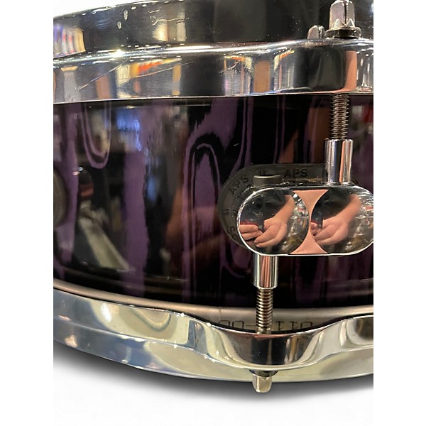 Used SONOR 14X4 SQ2 MAPLE MEDIUM Violet Tribal Drum