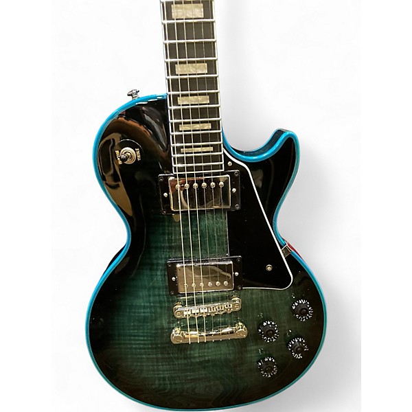 Used Epiphone Custom Widow Indigo Burst Solid Body Electric Guitar