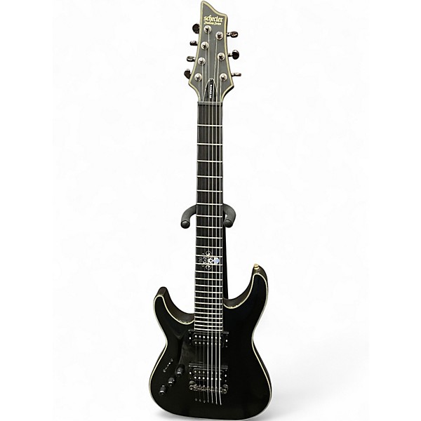 Used Schecter Guitar Research Blackjack SLS Satin Black Electric Guitar