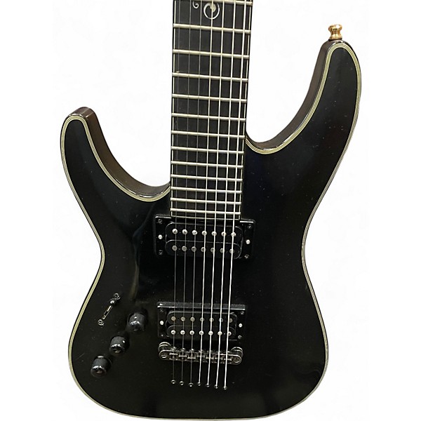 Used Schecter Guitar Research Blackjack SLS Satin Black Electric Guitar