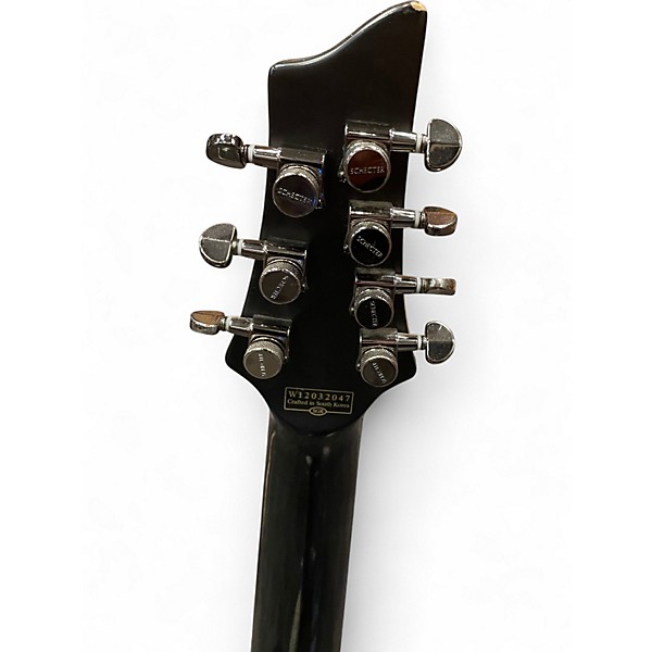 Used Schecter Guitar Research Blackjack SLS Satin Black Electric Guitar
