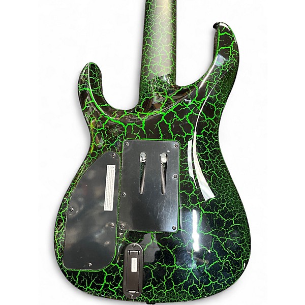 Used Legator N7FR NINJA GREEN CRACKLE Solid Body Electric Guitar