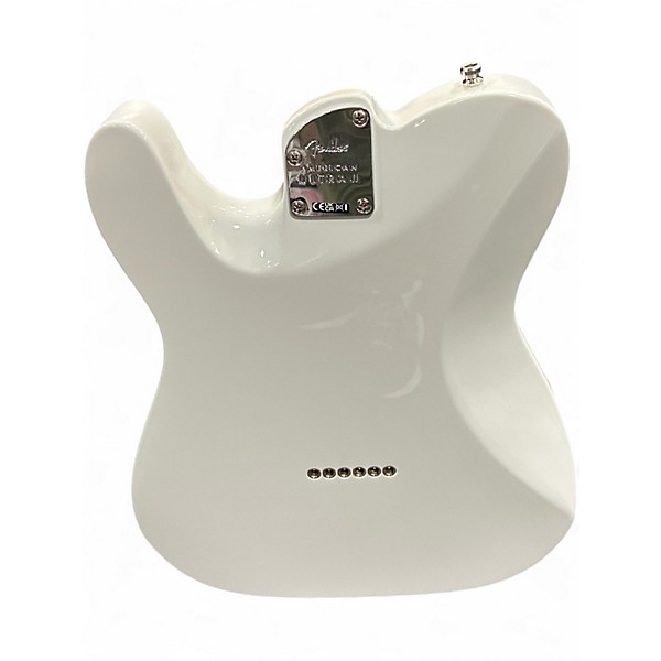 Used Fender American Ultra Telecaster Silver Solid Body Electric Guitar