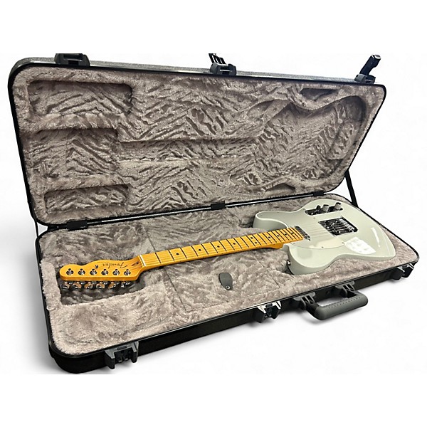 Used Fender American Ultra Telecaster Silver Solid Body Electric Guitar
