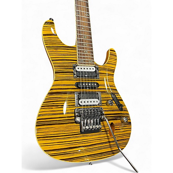 Used Ibanez S5EX1 Amber Solid Body Electric Guitar