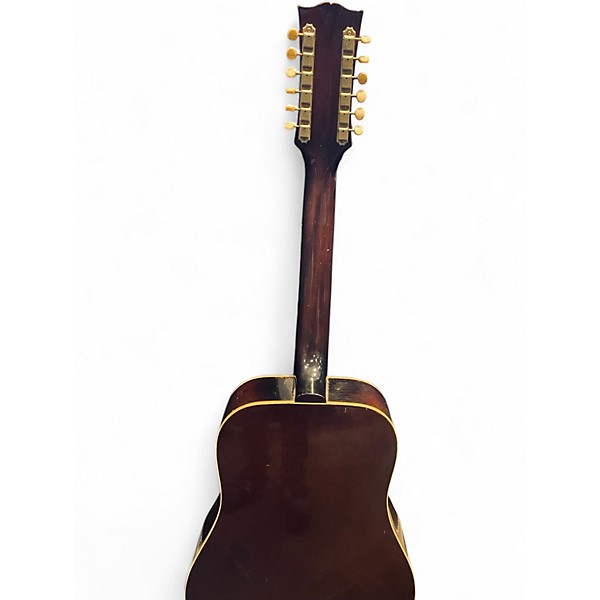 Vintage 1960s Gibson B45 Natural 12 String Acoustic Electric Guitar