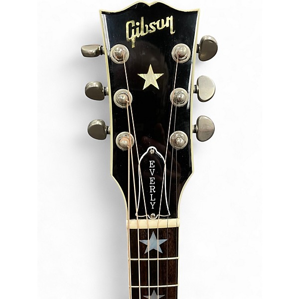 Used Gibson J180 EVERLY Black Acoustic Guitar