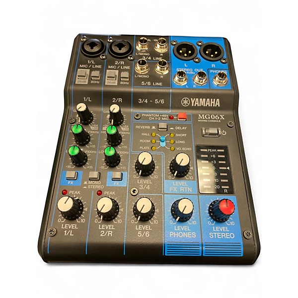 Used Yamaha MG06X Unpowered Mixer