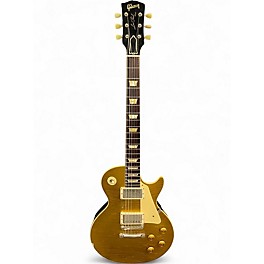 Used Gibson 1957 Reissue Murphy Aged Les Paul Gold Top Solid Body Electric Guitar