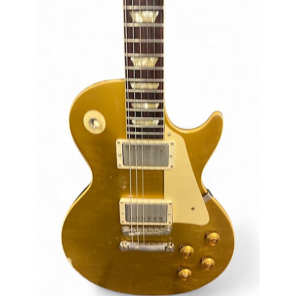 Used Gibson 1957 Reissue Murphy Aged Les Paul Gold Top Solid Body Electric Guitar
