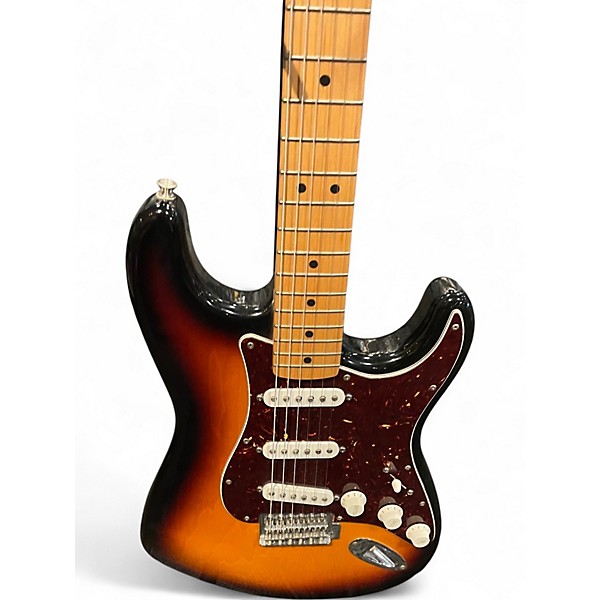 Used Fender Stratocaster Standard 3 Tone Sunburst Solid Body Electric Guitar