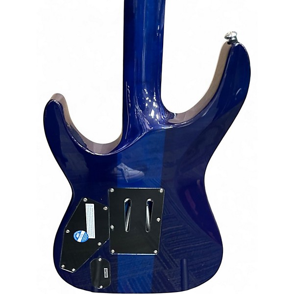 Used ESP LTD MH1000 Deluxe Blue Solid Body Electric Guitar