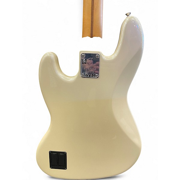 Used Fender Player Plus Active Jazz Bass Olympic Pearl Electric Bass Guitar