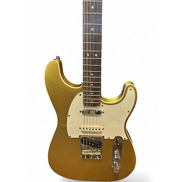 Used Squier Paranormal Nashville Stratocaster Aztec Gold Solid Body Electric Guitar