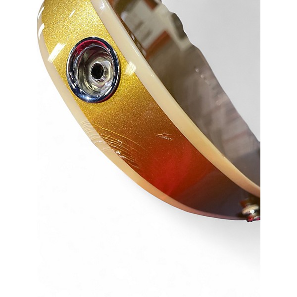 Used Squier Paranormal Nashville Stratocaster Aztec Gold Solid Body Electric Guitar