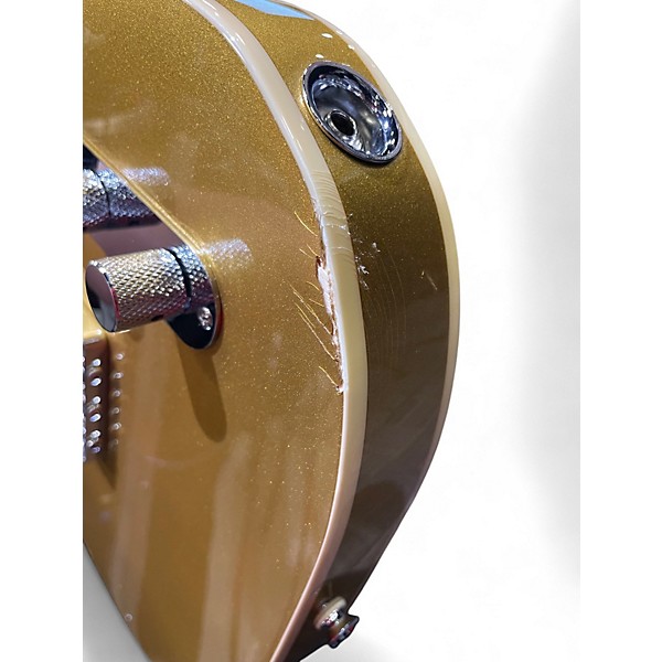 Used Squier Paranormal Nashville Stratocaster Aztec Gold Solid Body Electric Guitar