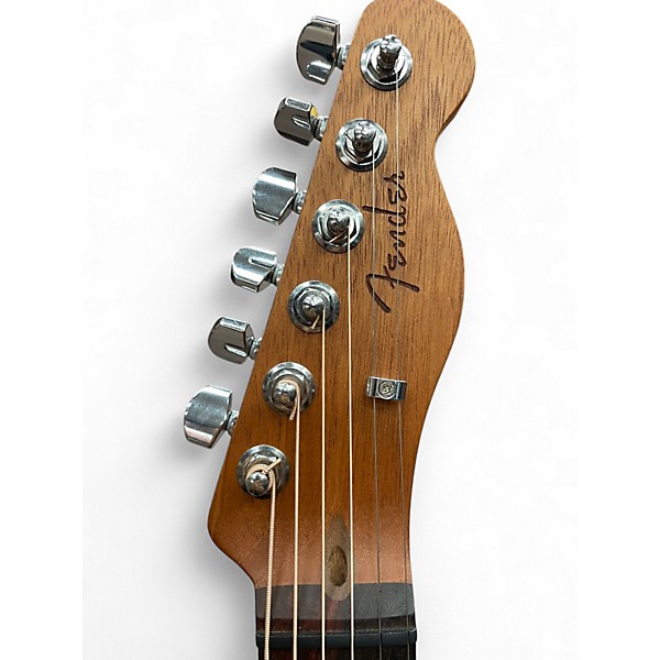 Used 2022 Fender Acoustasonic Player Telecaster Alpine White Acoustic Electric Guitar