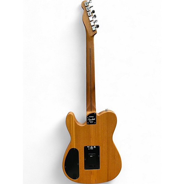 Used 2022 Fender Acoustasonic Player Telecaster Alpine White Acoustic Electric Guitar