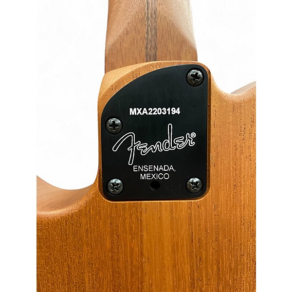 Used 2022 Fender Acoustasonic Player Telecaster Alpine White Acoustic Electric Guitar