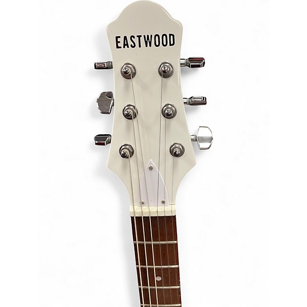 Used Eastwood BREADWINNER White Solid Body Electric Guitar