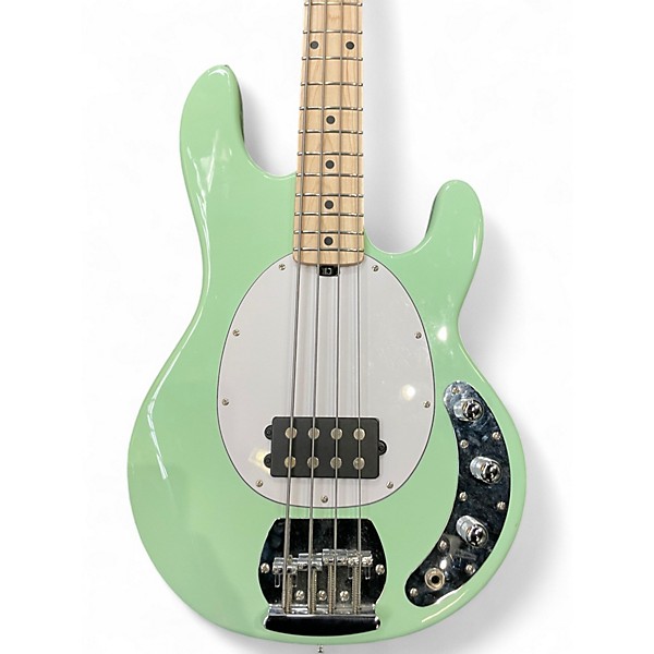 Used Sterling by Music Man STINGRAY S.U.B. RAY4 Mint Green Electric Bass Guitar
