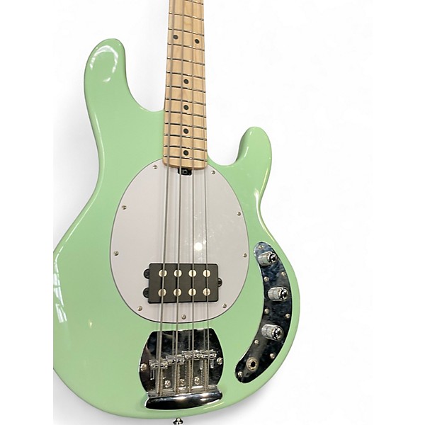 Used Sterling by Music Man STINGRAY S.U.B. RAY4 Mint Green Electric Bass Guitar