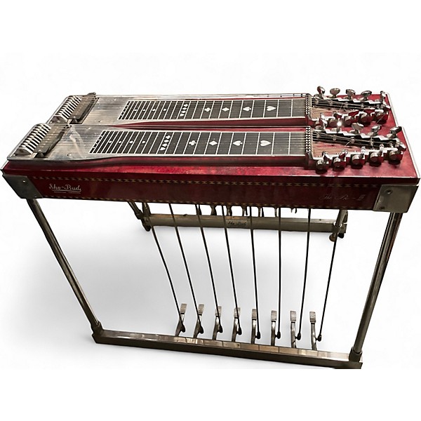 Vintage 1980s Sho Bud THE PRO III pedal steel Burgundy Lap Steel