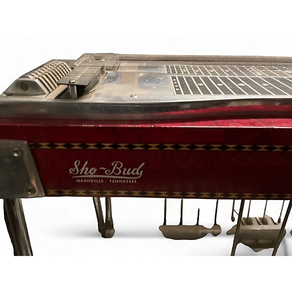 Vintage 1980s Sho Bud THE PRO III pedal steel Burgundy Lap Steel