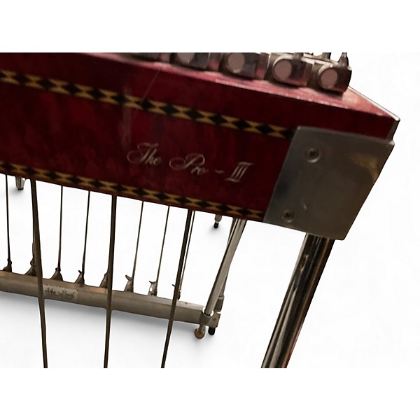Vintage 1980s Sho Bud THE PRO III pedal steel Burgundy Lap Steel