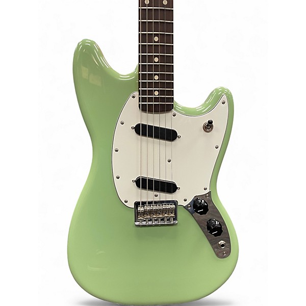 Used Fender Modern Player Mustang Seafoam Green Solid Body Electric Guitar