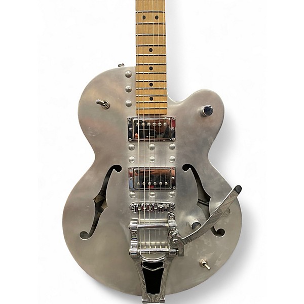 Used Normandy Archtop Chrome Hollow Body Electric Guitar