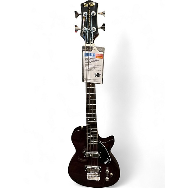 Used Gretsch Guitars treamliner Jet Club Bass Single-Cut Short-Scale Walnut Electric Bass Guitar