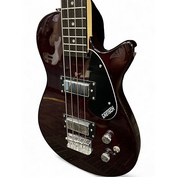 Used Gretsch Guitars treamliner Jet Club Bass Single-Cut Short-Scale Walnut Electric Bass Guitar
