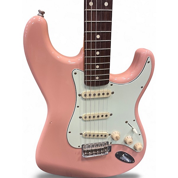 Used Fender 1997 MIJ Stratocaster ST62 Shell Pink Solid Body Electric Guitar
