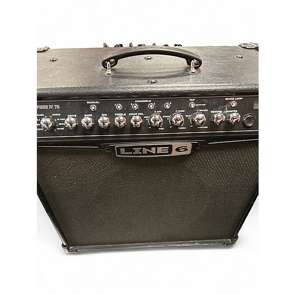 Used Line 6 Spider IV 75W 1x12 Guitar Combo Amp