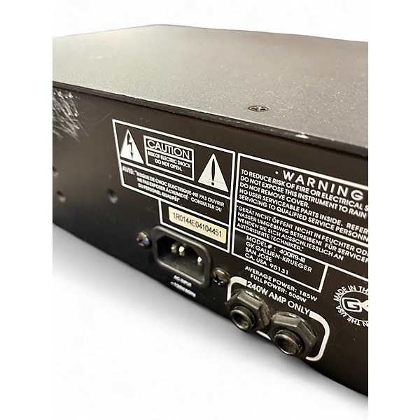 Used Gallien-Krueger 400RBIII Bass Amp Head