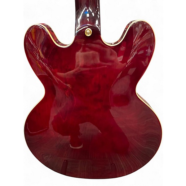 Used Epiphone Riviera P93 Wine Red Hollow Body Electric Guitar