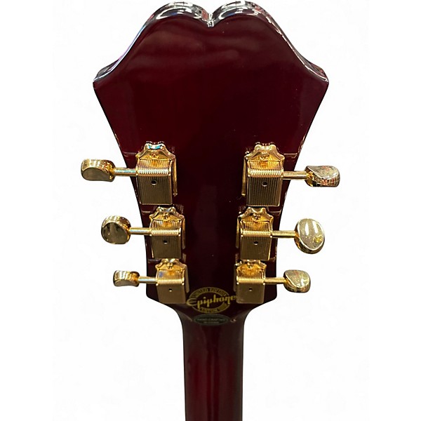 Used Epiphone Riviera P93 Wine Red Hollow Body Electric Guitar