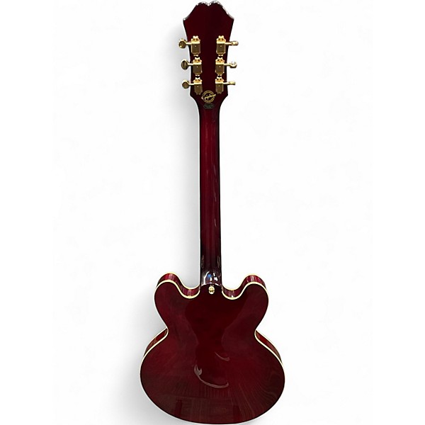 Used Epiphone Riviera P93 Wine Red Hollow Body Electric Guitar