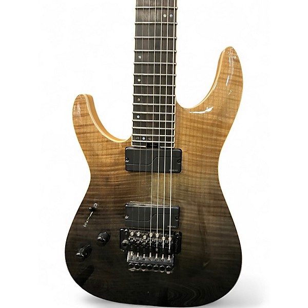 Used Schecter Guitar Research SLS Elite LH 7 String Trans Green Solid Body Electric Guitar