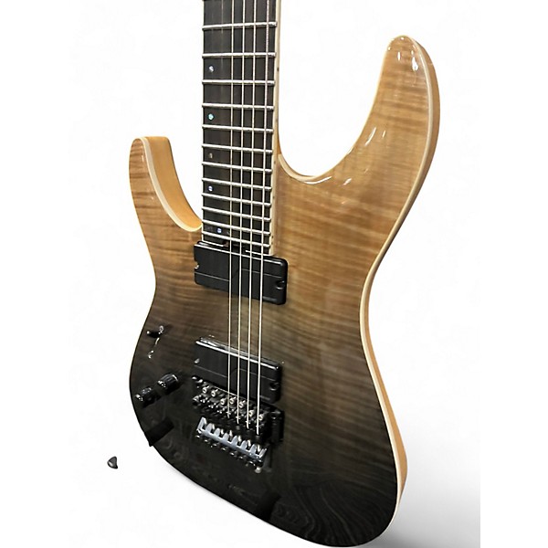 Used Schecter Guitar Research SLS Elite LH 7 String Trans Green Solid Body Electric Guitar