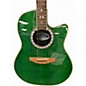Used Ovation CELEBRITY Green Acoustic Electric Guitar