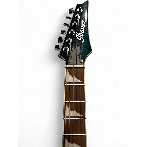 Used Ibanez GA35FMTCE Flamed Maple Top Classical Acoustic-Electri Emerald Green Acoustic Guitar