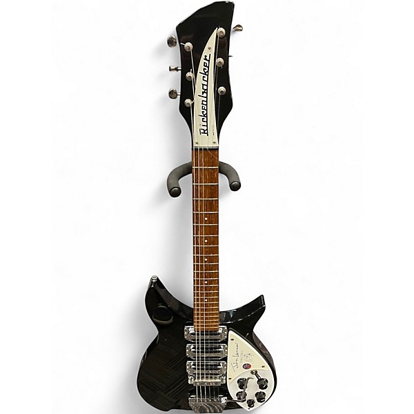 Vintage 1991 Rickenbacker 325JL JG John Lennon Black Solid Body Electric Guitar
